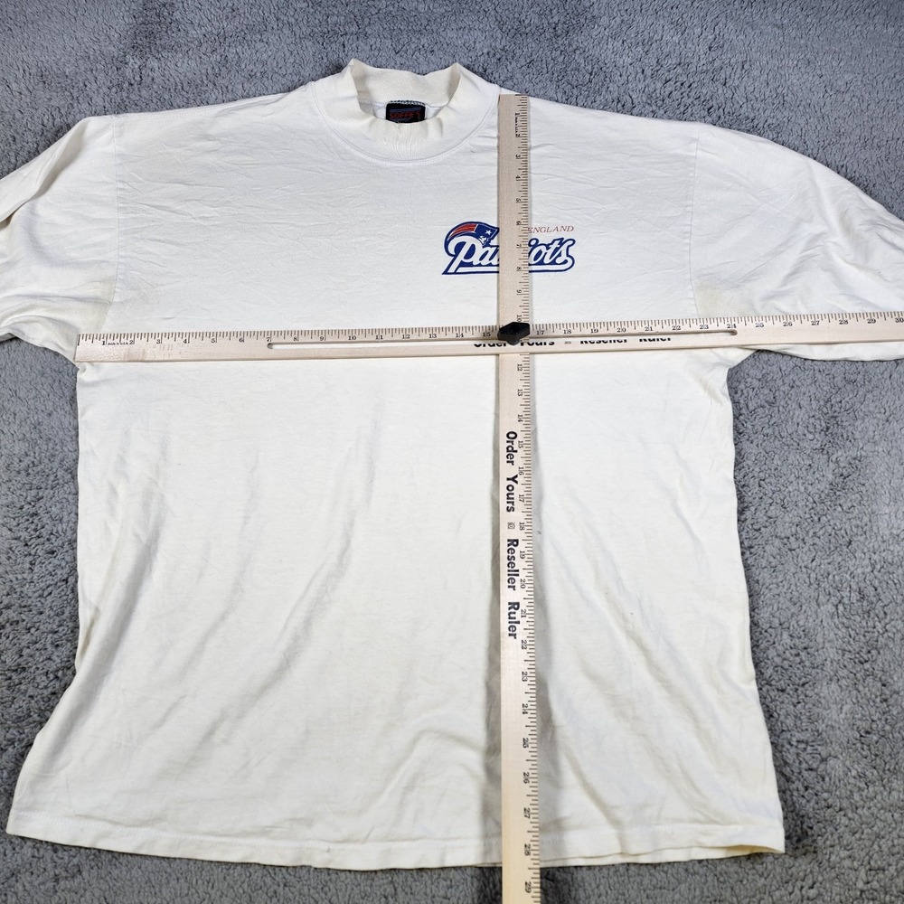 NFL Mens XL Long Sleeve Crew Neck Pull Over T Shirt Cream 25x29